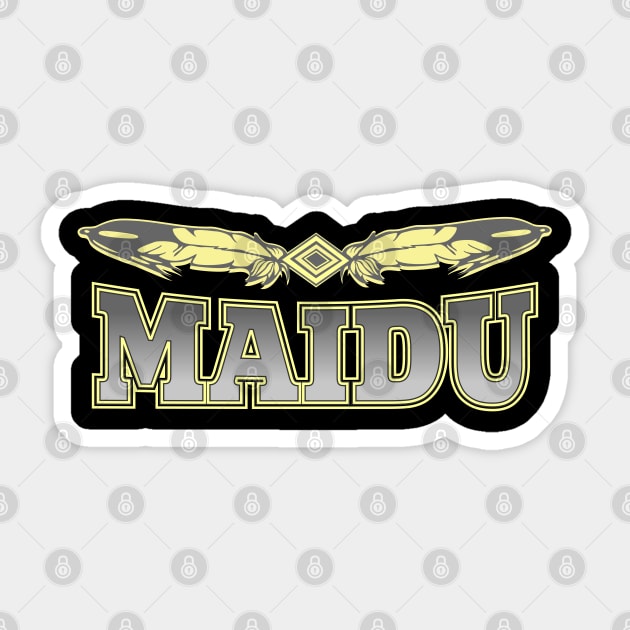 Maidu Tribe Sticker by MagicEyeOnly